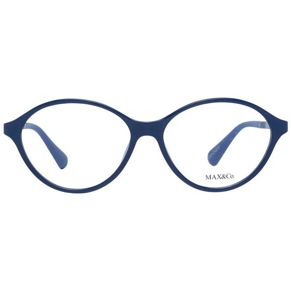 Max & Co Round Eyeglasses MF5024 Women Blue Frames - Picture 2 of 3